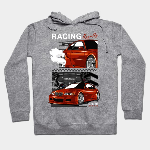 E46 Racing Royalty Hoodie by Harrisaputra